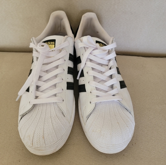 adidas | Shoes | Black Striped Adidas Superstars | Poshmark